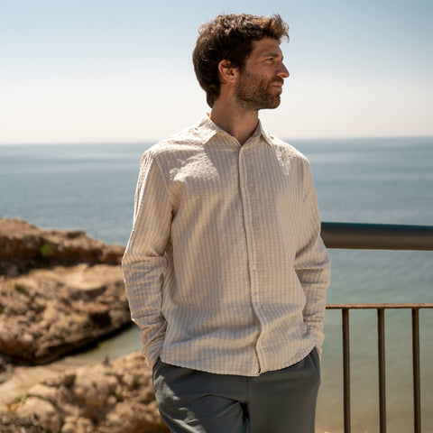 chemise fantaisie coupe confortable à manches longues