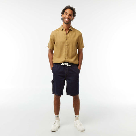 Chemise manches courtes unies