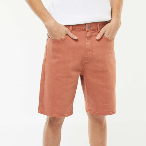Bermuda en twill à 5 poches