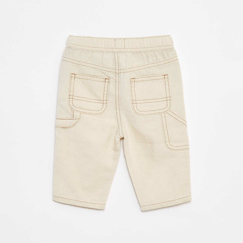 Pantalon en lin mélangé