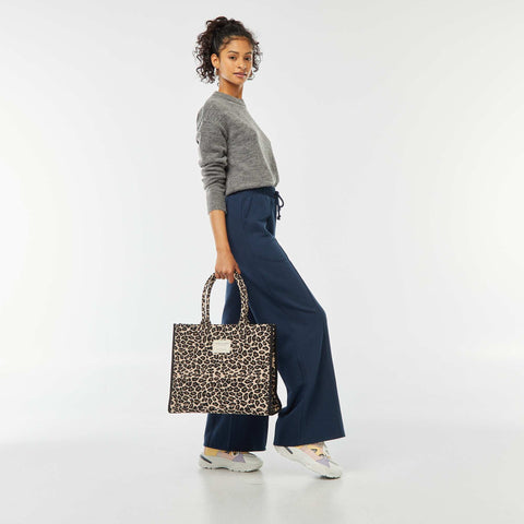 Pull crop top en maille douce