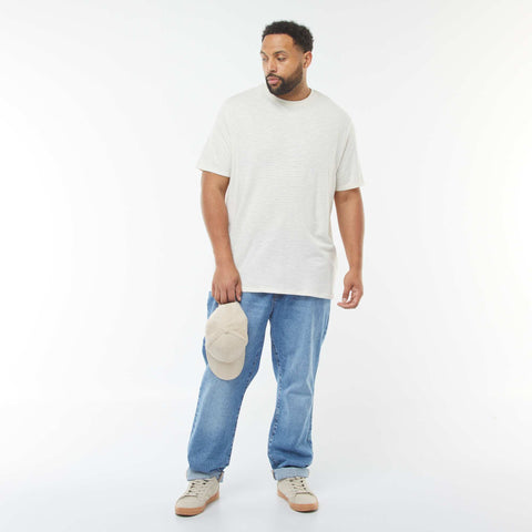 T-shirt à manches courtes en maille texturée