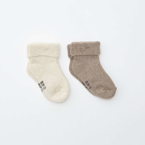 Lot de 2 paires de chaussettes naissance