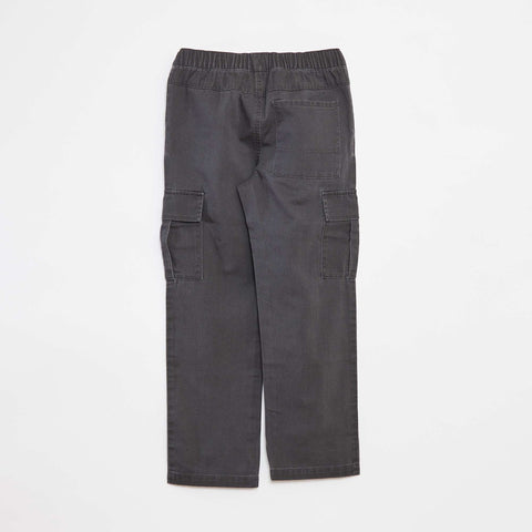 Pantalon multipoche avec taille ajustable