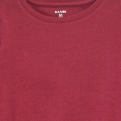 Tee-shirt en maille côtelée