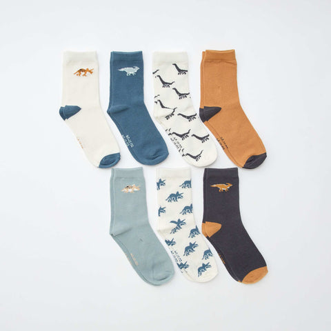 Lot de 7 paires de chaussettes imprimées