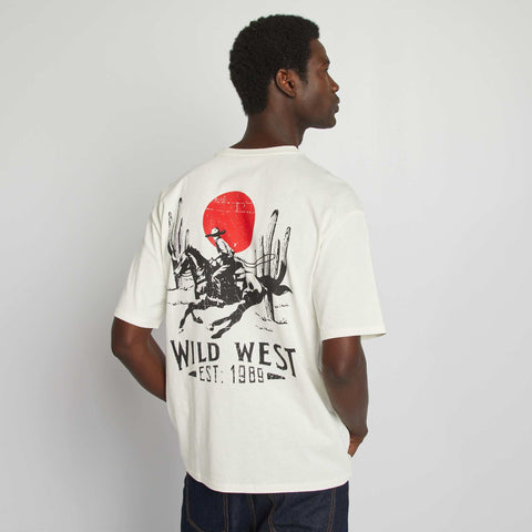 T-shirt 'Wild West' manches courtes