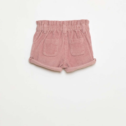 Short en velours