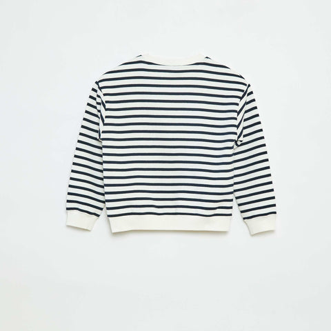 Sweat loose avec imprimé