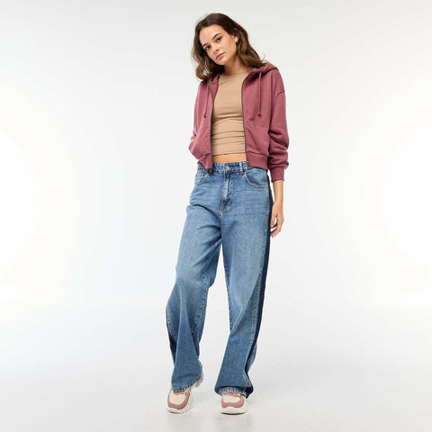 Tee-shirt cropped avec effet froissé