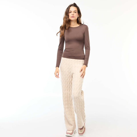 Tee-shirt cropped avec effet froissé