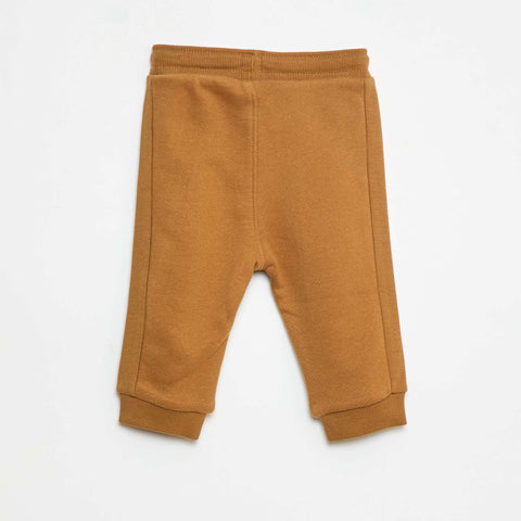 Pantalon jogging chiné en french terry