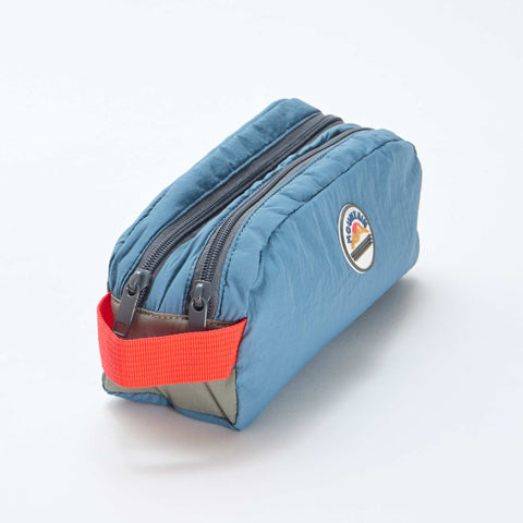 Trousse color bloc double compartiment