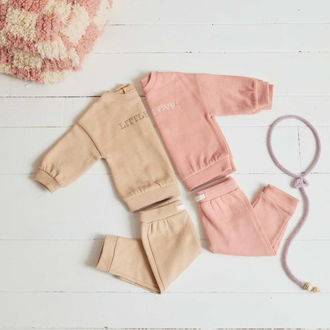 Ensemble en molleton sweat + pantalon - 2 pièces
