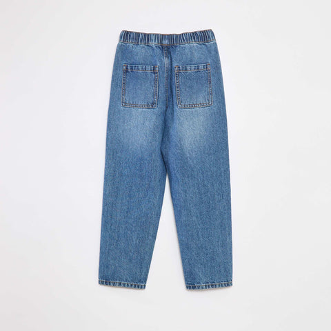 Pantalon denim style jogging