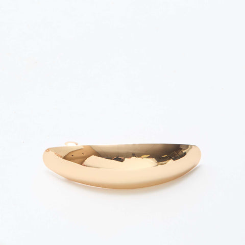 Barrette dorée à pince plate
