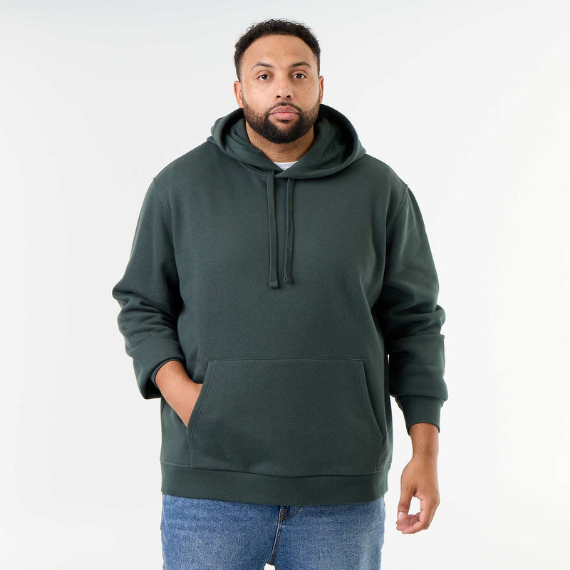 Sweat à capuche et poche kangourou – Vert – Kiabi Maroc