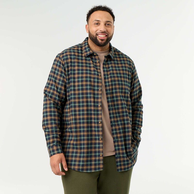 Chemise en flanelle à motif – Vert – Kiabi Maroc