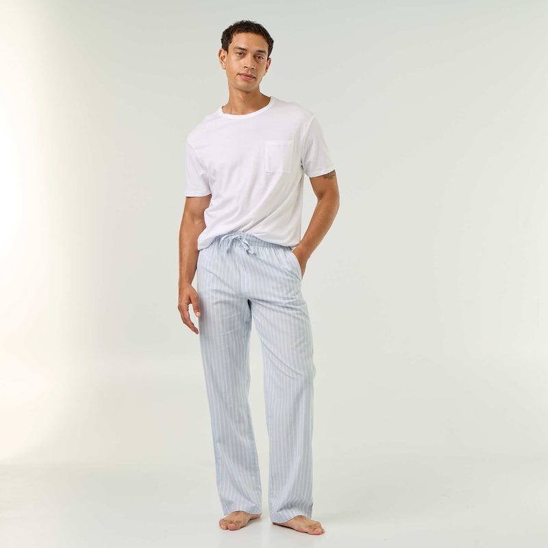 Pyjama t-shirt + pantalon - 2 pièces – Bleu – Kiabi Maroc