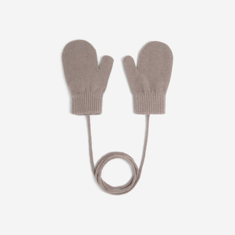 Paire de moufles avec lien – Beige – Kiabi Maroc