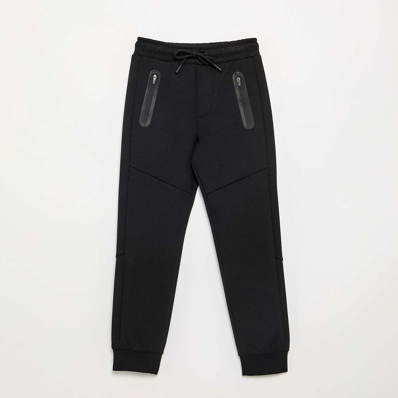 Pantalon de jogging avec poches – Noir – Kiabi Maroc