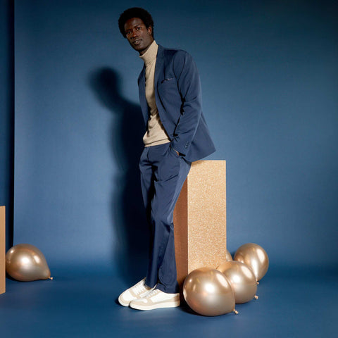 Pantalon de costume regular en twill