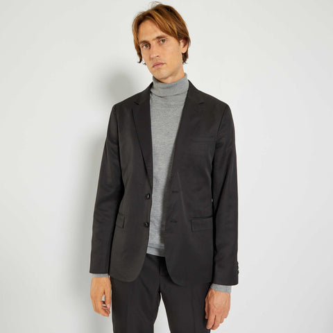 Veste de costume regular en twill