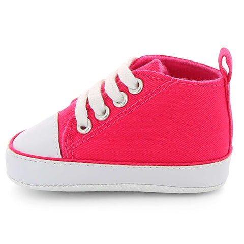 Baskets montantes en toile