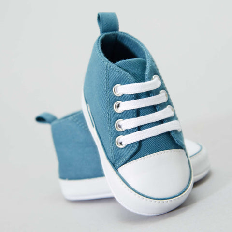 Baskets montantes en toile