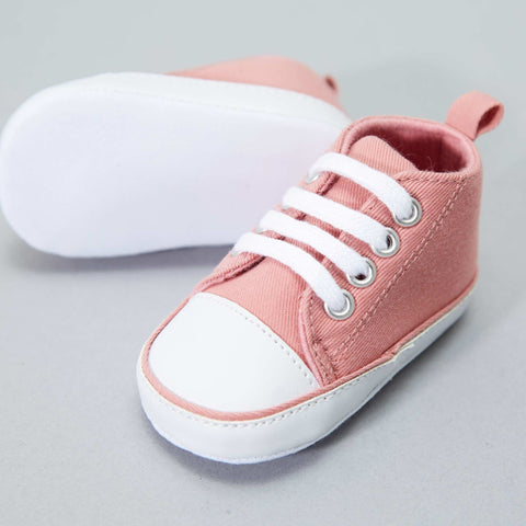 Baskets montantes en toile