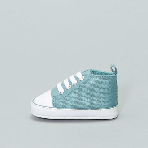 Baskets montantes en toile