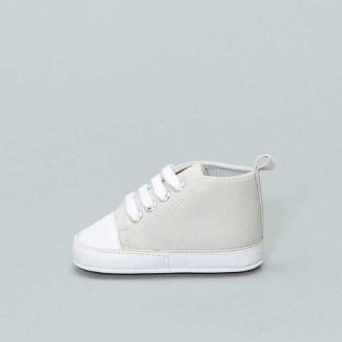 Baskets montantes en toile