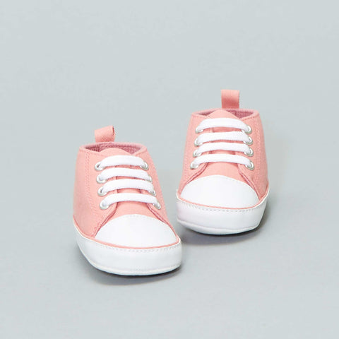 Baskets montantes en toile