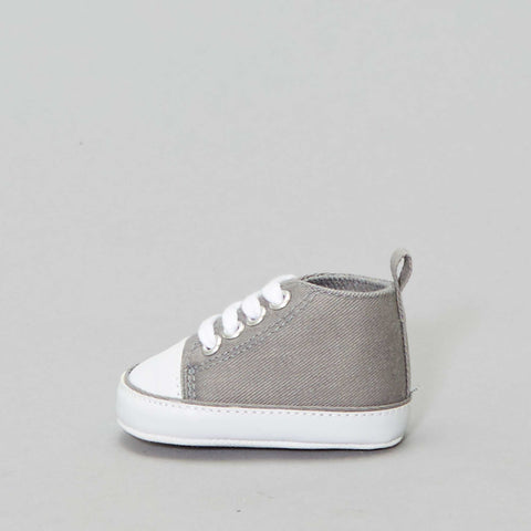 Baskets montantes en toile