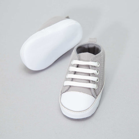 Baskets montantes en toile