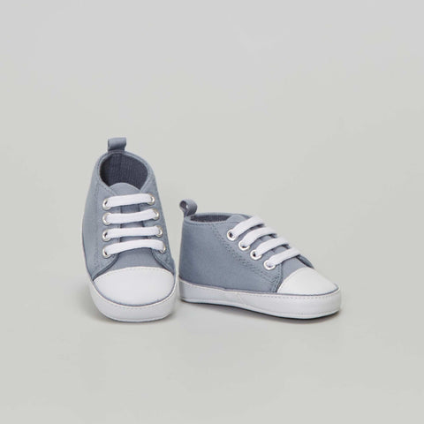 Baskets montantes en toile
