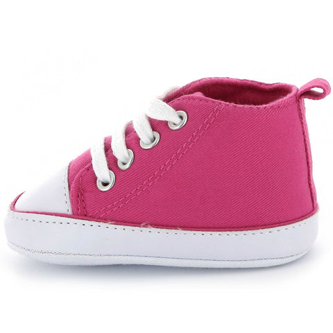 Baskets montantes en toile