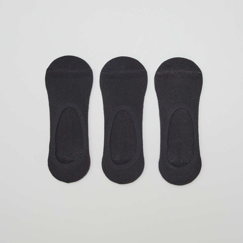 Lot de 3 paires de chaussettes invisibles