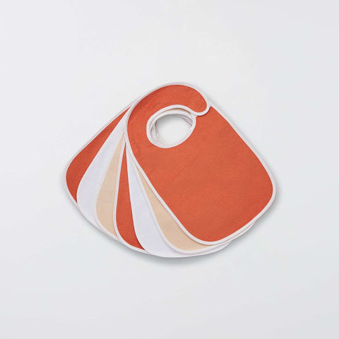 Orange/blanc/beige