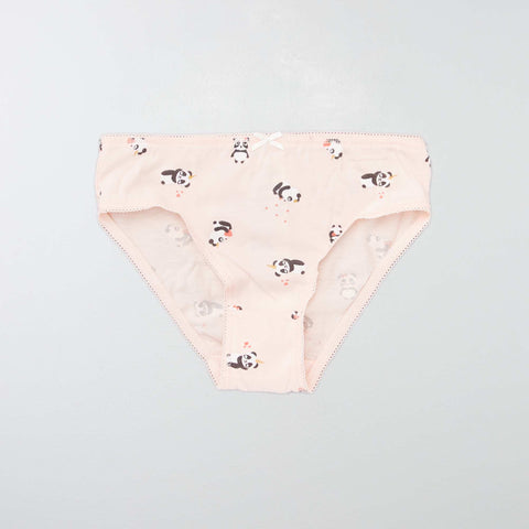 Culottes en jersey avec nœud fantaisie - Lot de 4