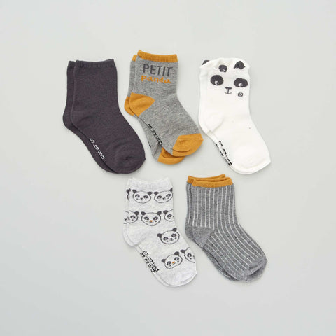 Chaussettes fantaisie - Lot de 5