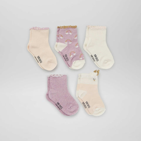 Chaussettes fantaisie - Lot de 5