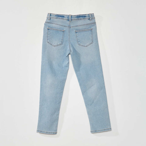 Jean slim à taille ajustable