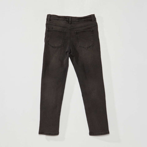 Jean slim à taille ajustable