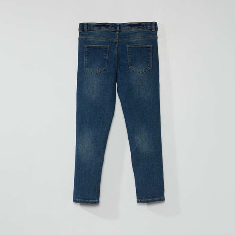 Jean slim à taille ajustable