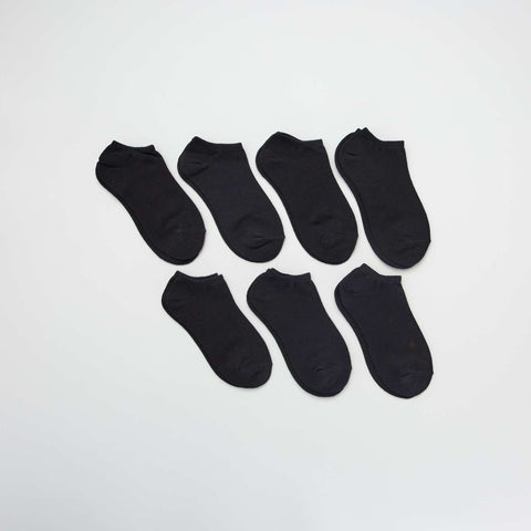 Lot de 7 paires de chaussettes invisibles