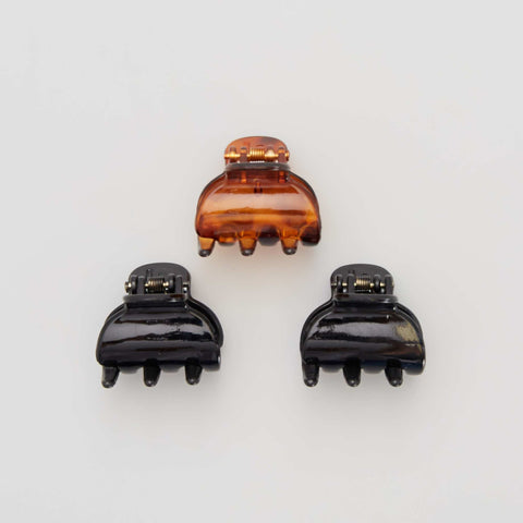 Lot de 3 pinces crabes