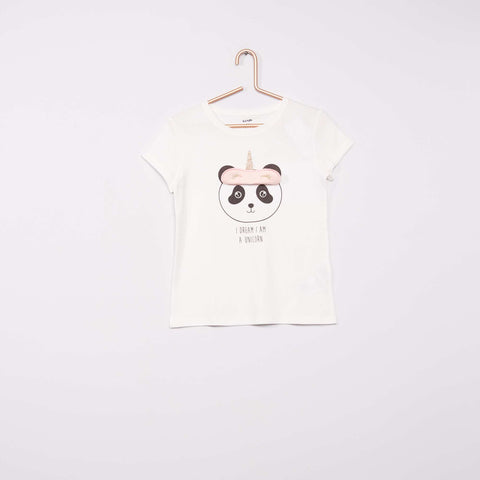 T-shirt imprimé ludique