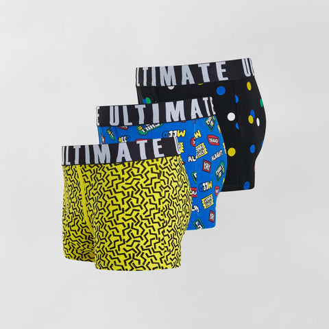 Lot de 3 boxers fantaisie