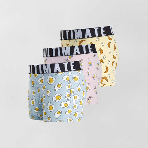 Lot de 3 boxers fantaisie
